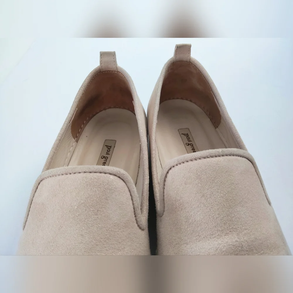 Paul Green Blush Pink Espadrille Slip-On Shoes